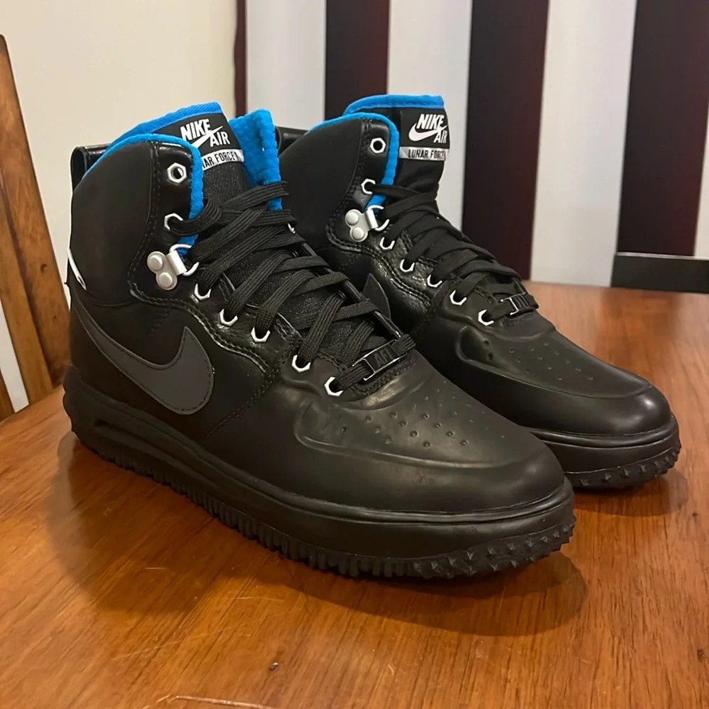 Nike Lunar Air Force 1 Sneakerboot Sneakers Boots Shoes 654481 003 Mens Size 8